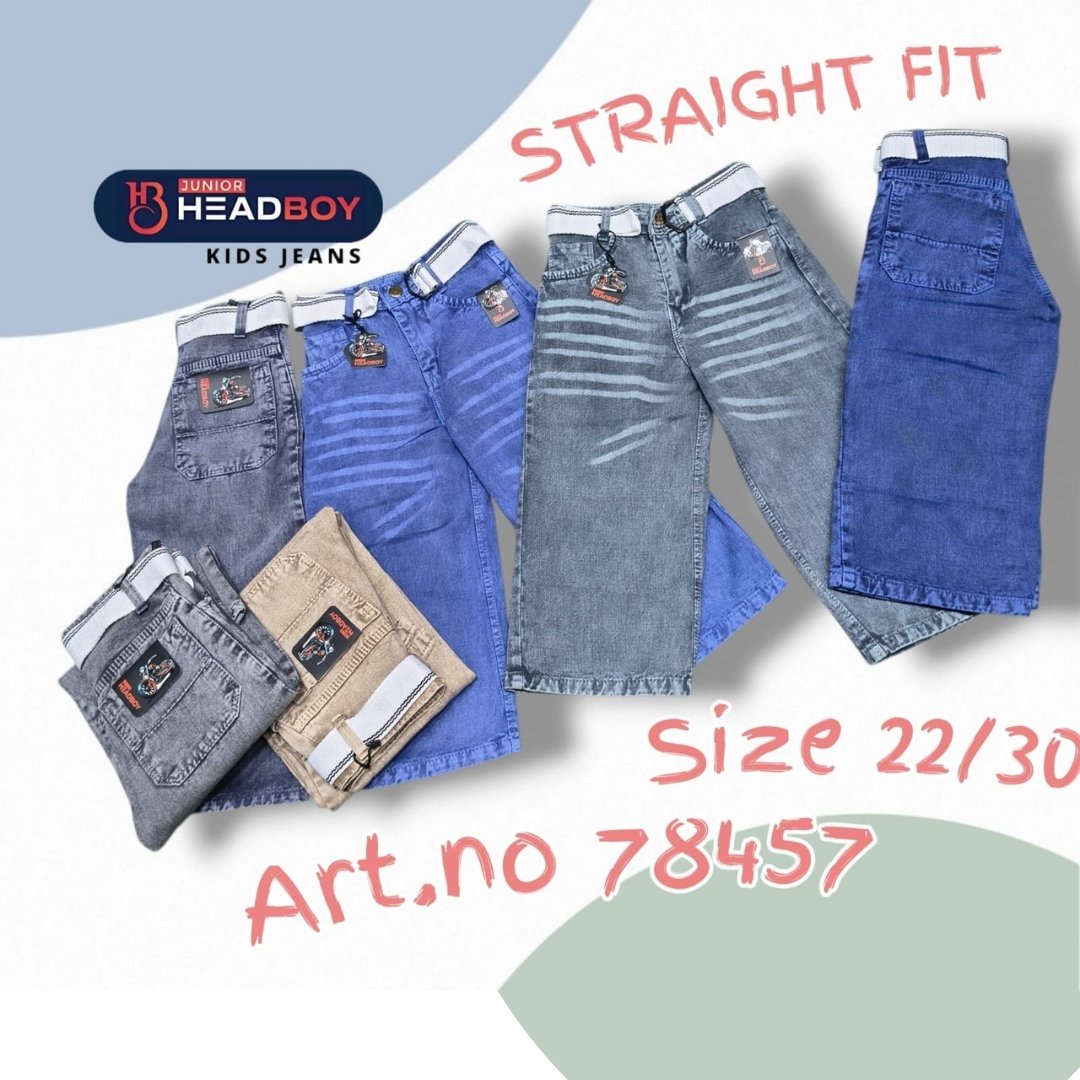 3 JUNIOR HEADBOY KIDS JEANS | STRAIGHT FIT – Art.no 78457 - Image 1