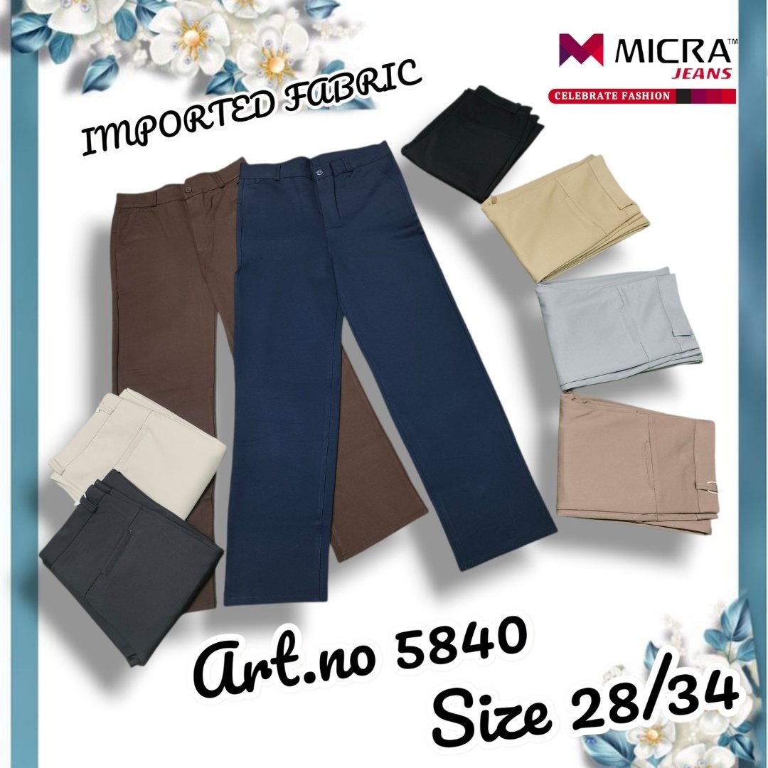 37 MICRA JEANS | IMPORTED FABRIC – Art.no 5840 - Image 1