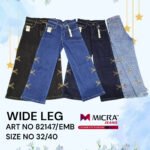 MICRA JEANS | WIDE LEG - Art.no 82147/EMB